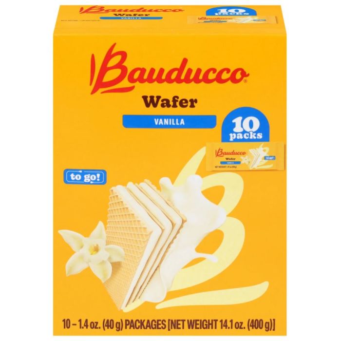 BAUDUCCO: Vanilla Wafers 10 Count, 14.1 oz