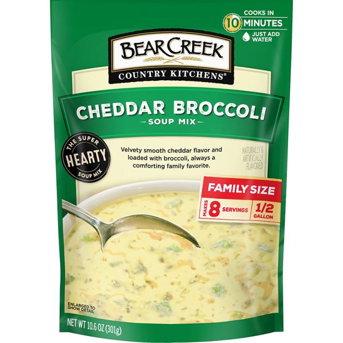 BEAR CREEK: Cheddar Broccoli Soup Mix, 11.2 oz