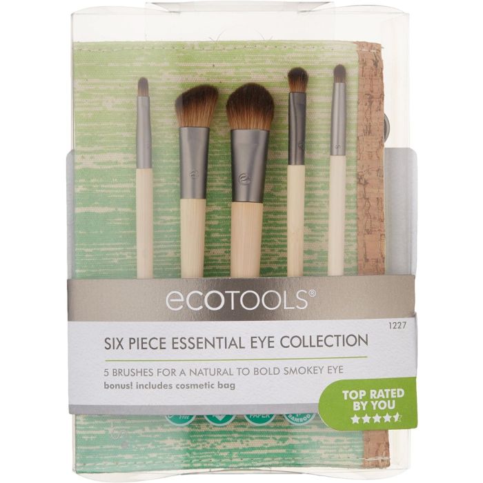 ECO TOOLS: 6 Pc Eye Brush Set, 1 ea