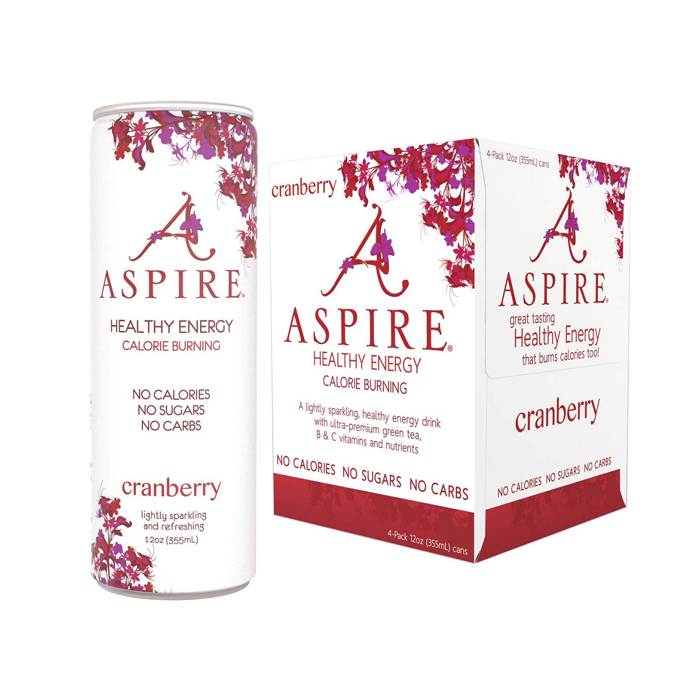 ASPIRE: Enrgy Cranberry 4Pk, 48 fo