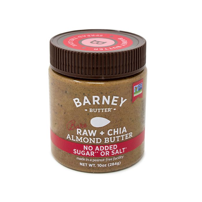 BARNEY BUTTER: Raw + Chia Almond Butter, 10 oz