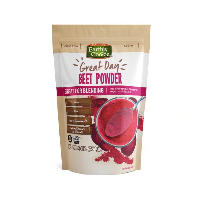 NATURES EARTHLY CHOICE: Powder Blend Beet, 16 oz