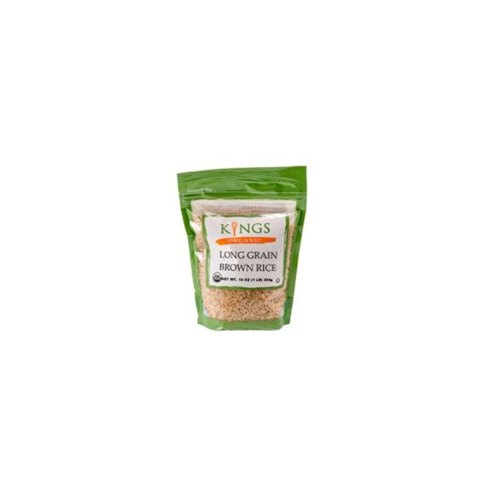KINGS PRIVATE LABEL: Organic Long Grain Brown Rice, 16 oz