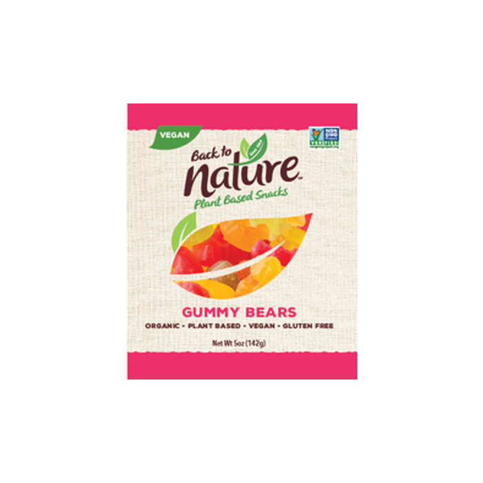 BACK TO NATURE: Gummy Bears Assrt, 5 oz