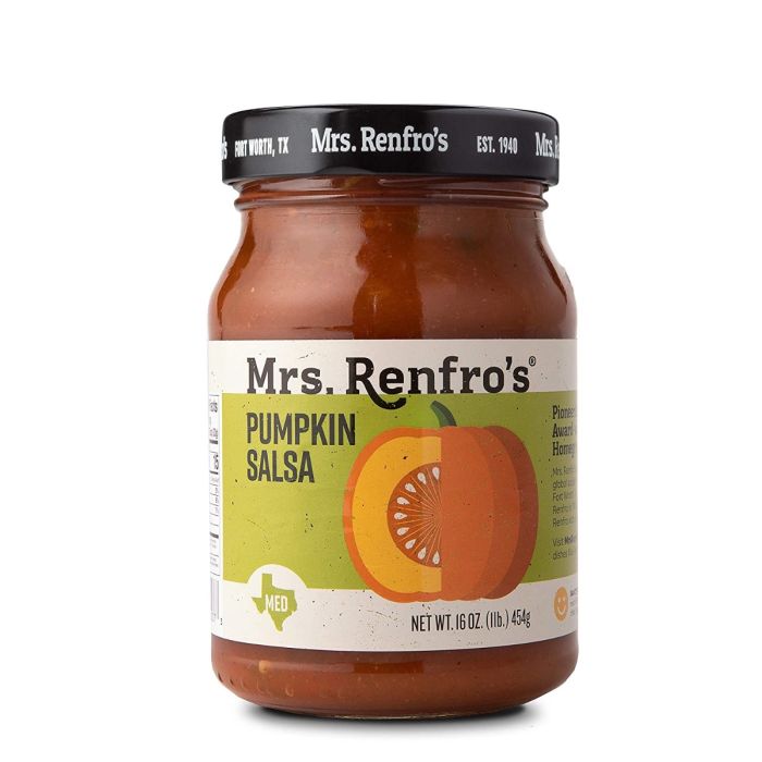 MRS RENFRO: Salsa Pumpkin, 16 oz