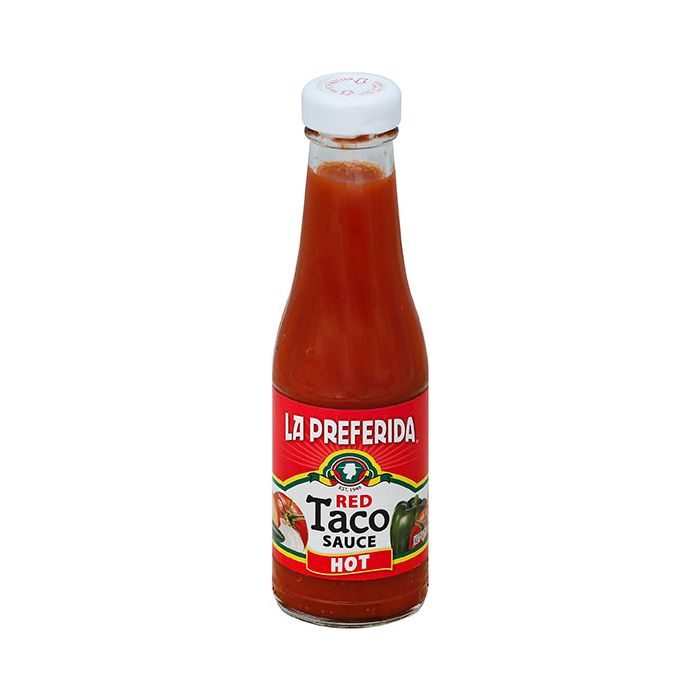 LA PREFERIDA: Salsa Taco Hot Red, 7 oz