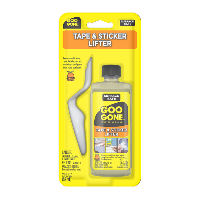 GOO GONE: Cleaner Tape Sticker Lftr, 2 oz