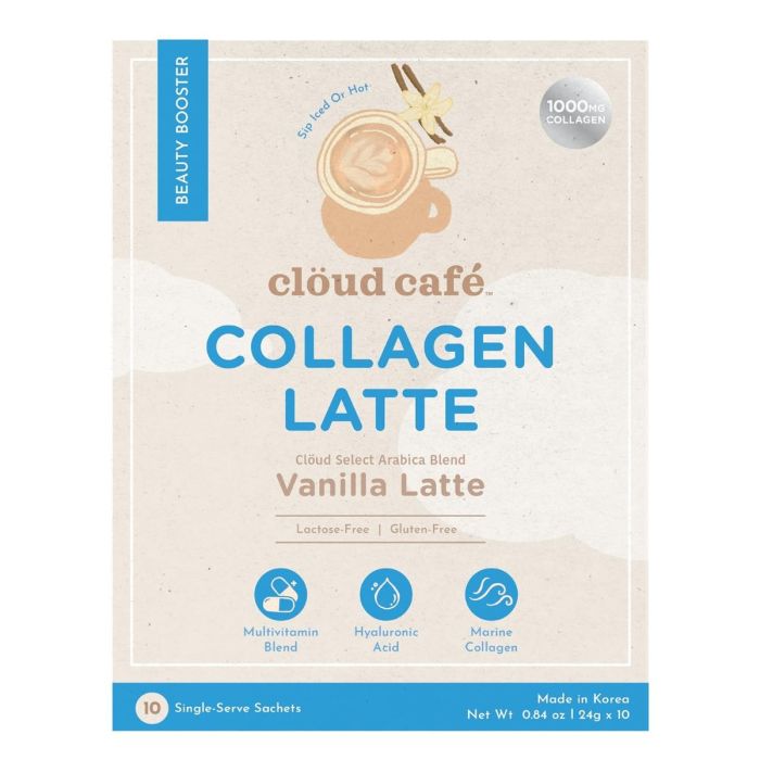 CLOUD CAFE: Collagen Vanilla Latte, 0.84 oz