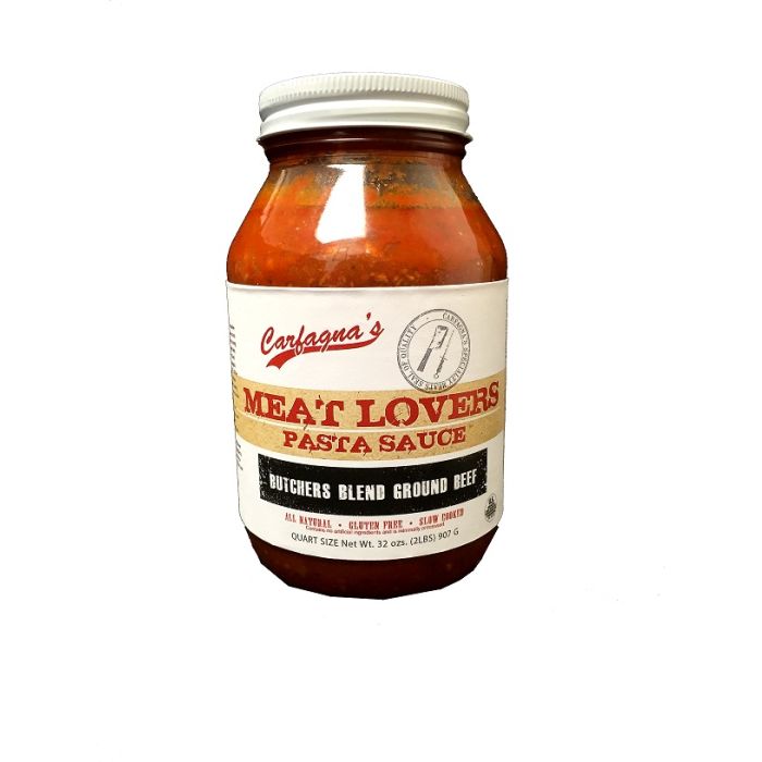 CARFAGNAS: Butchers Blend Pasta Sauce, 32 oz