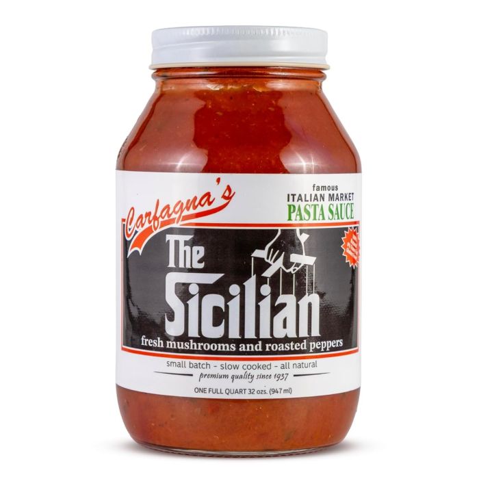 CARFAGNAS: The Sicilian Pasta Sauce, 32 oz
