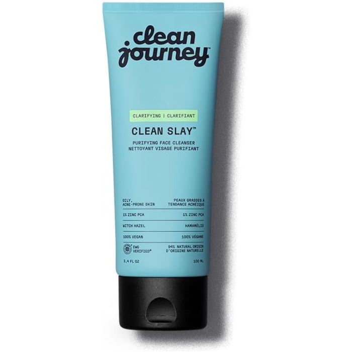 CLEANJOURNEY: Clean Slay Purifying Face Cleanser, 3.4 fo