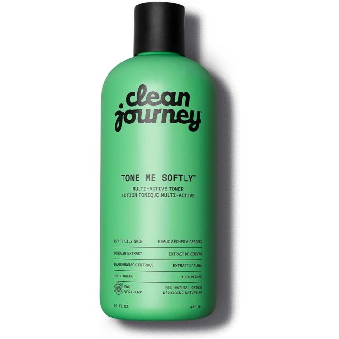 CLEANJOURNEY: Tone Me Softly Multi Active Toner, 14 fo