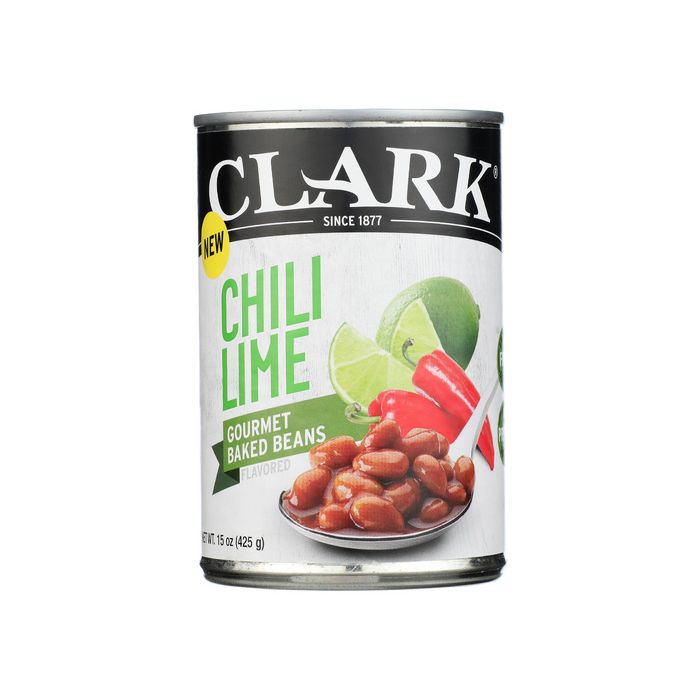 CLARK FOODS: Chili Lime Gourmet Baked Beans, 15 oz