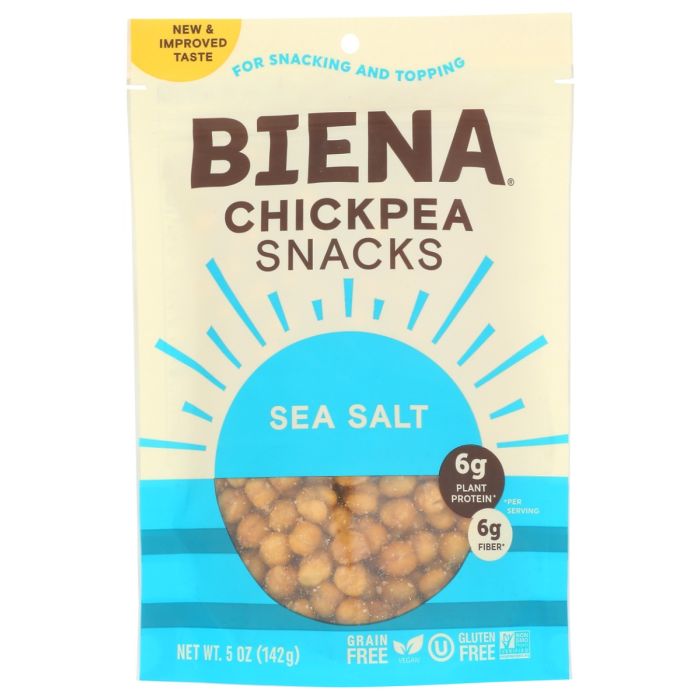 BIENA: Chickpea Snacks Sea Salt, 5 oz