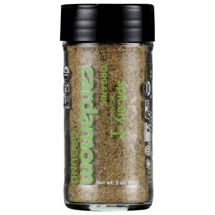 SPICELY ORGANICS: Organic Cardamom Ground Jar, 2 oz