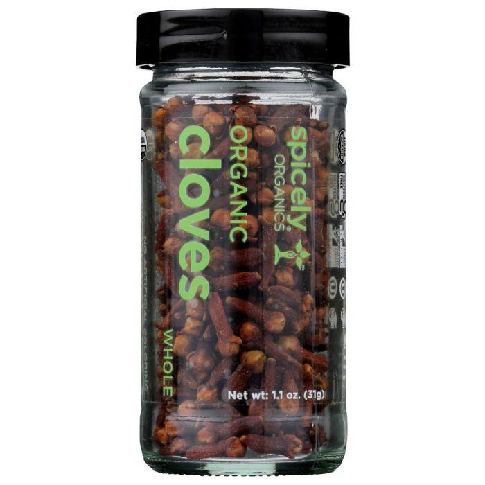 SPICELY ORGANICS: Organic Whole Clove Jar, 1.1 oz