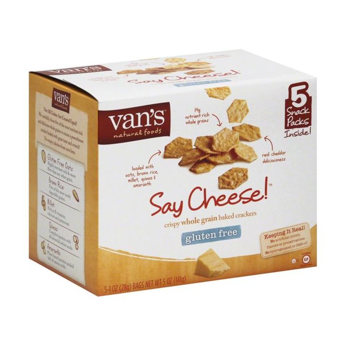 VANS: Crackers Snack Packs Say Cheese, 5 oz