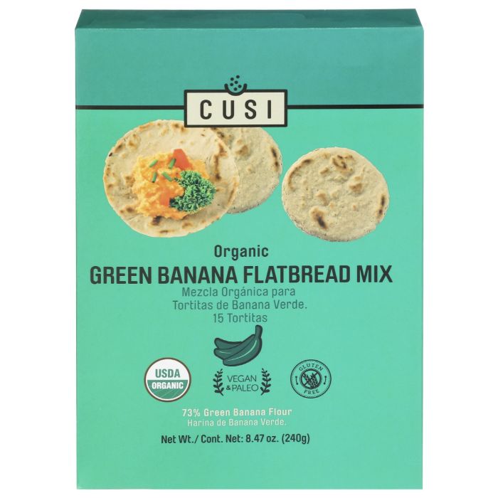 CUSI WORLD: Green Banana Flatbread Mix, 8.47 oz