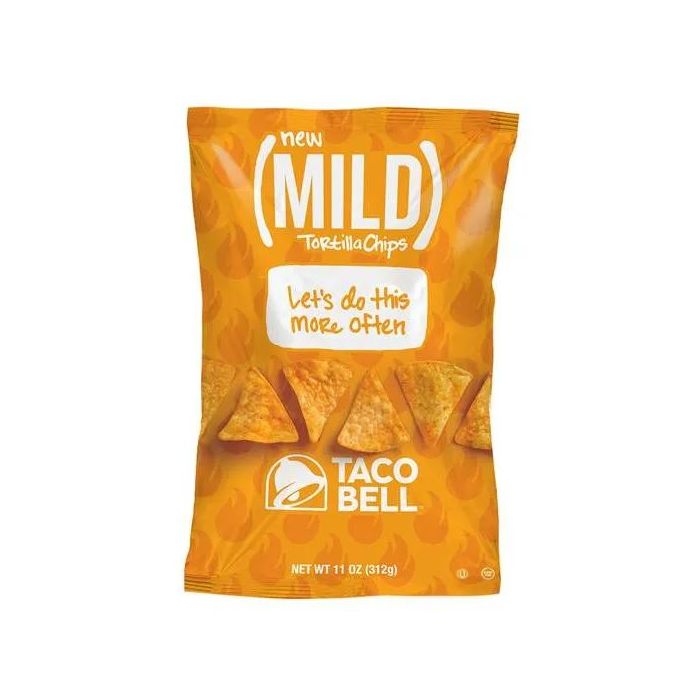 TACO BELL: Mild Tortilla Chips, 11 oz