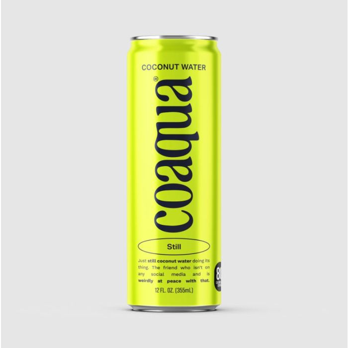 COAQUA: Still Coconut Water, 12 fo