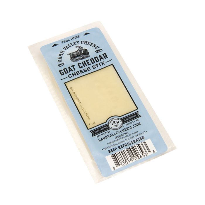 CARR VALLEY: Goat Cheddar Cheese Stix, 1 oz