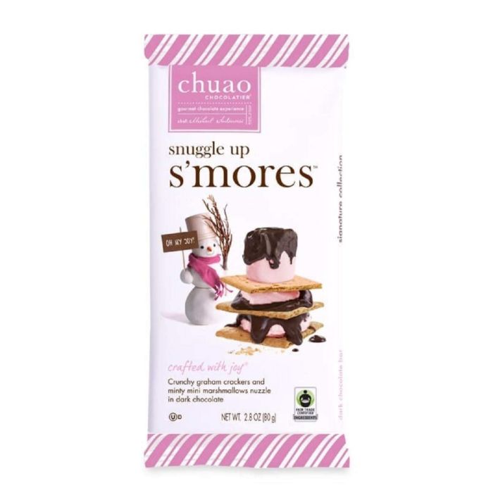 CHUAO CHOCOLATIER: Snuggle Up Smores Chocolate Bar, 2.8 oz