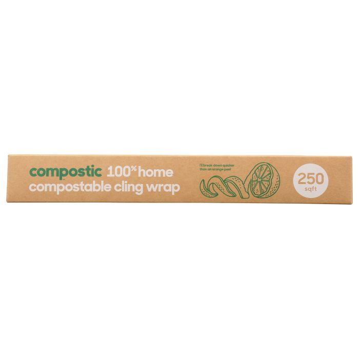 COMPOSTIC: Compostable Cling Wrap, 250 ft