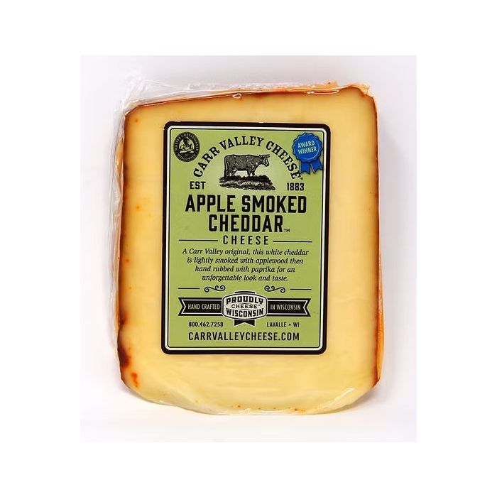 CARR VALLEY: Apple Smoked Cheddar Cheese, 5 oz