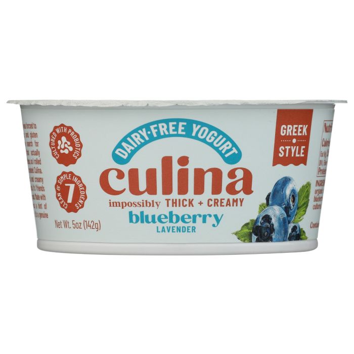 CULINA: Coconut Blueberry Lavender Yogurt, 5 oz