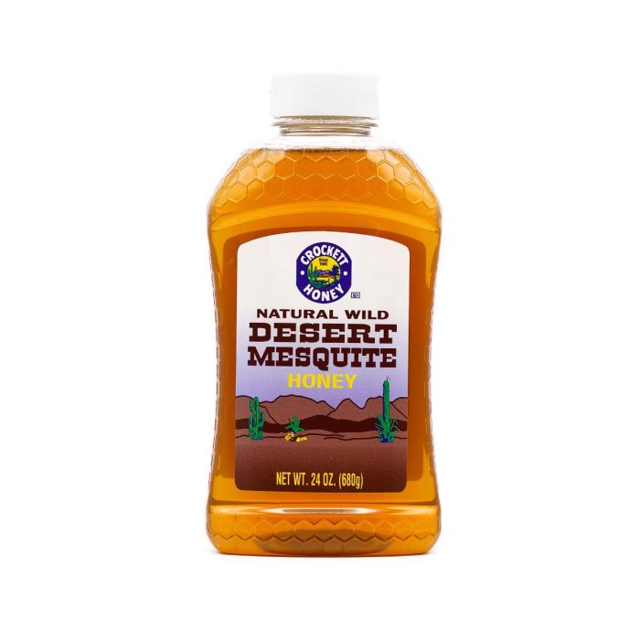 CROCKETT HONEY: Desert Mesquite Honey Squeeze, 24 oz