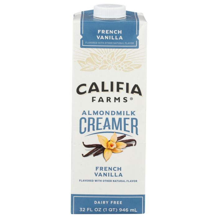 CALIFIA: French Vanilla Almondmilk Coffee Creamer, 32 oz