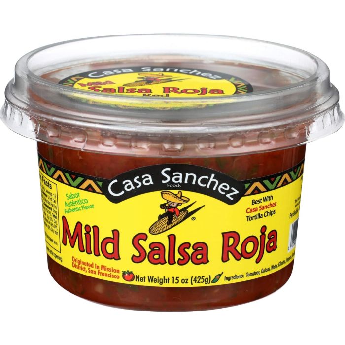CASA SANCHEZ FOODS: Mild Salsa Roja, 15 oz