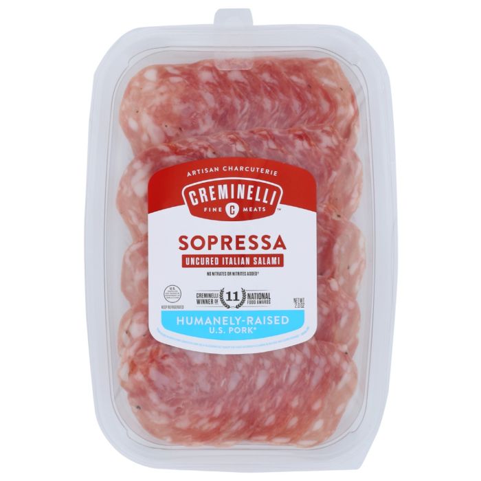 CREMINELLI FINE MEATS: Sliced Sopressa Salami, 2 oz