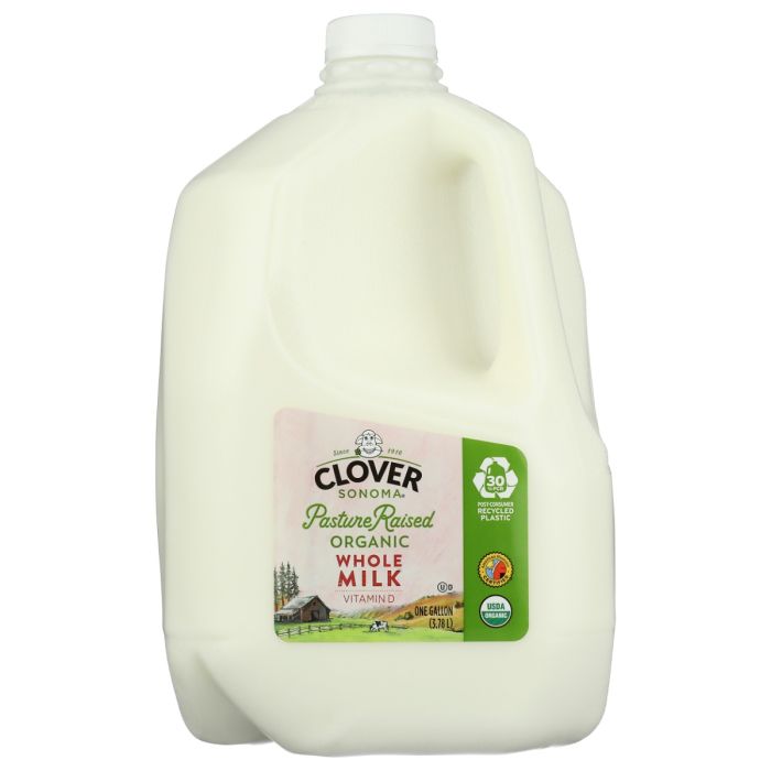 CLOVER SONOMA: Organic Whole Milk Vitamin D, 128 oz