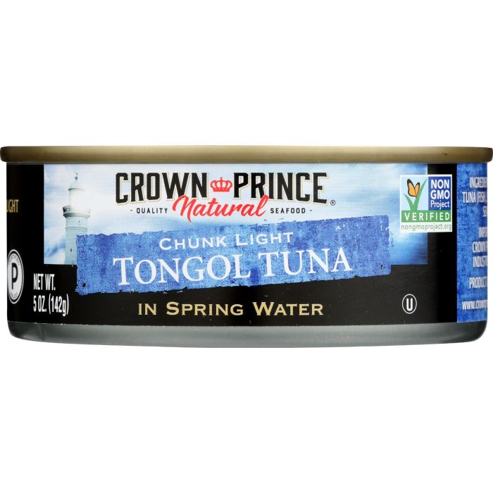 CROWN PRINCE: Chunk Light Tongol Tuna in Spring Water, 5 oz