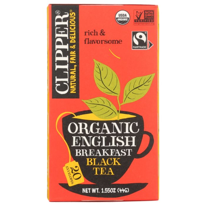 CLIPPER: Organic English Breakfast Tea, 1.55 oz