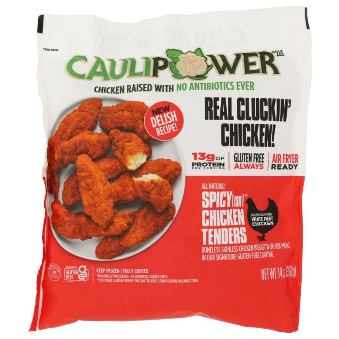 CAULIPOWER: All Natural Spicyish Chicken Tenders, 14 oz