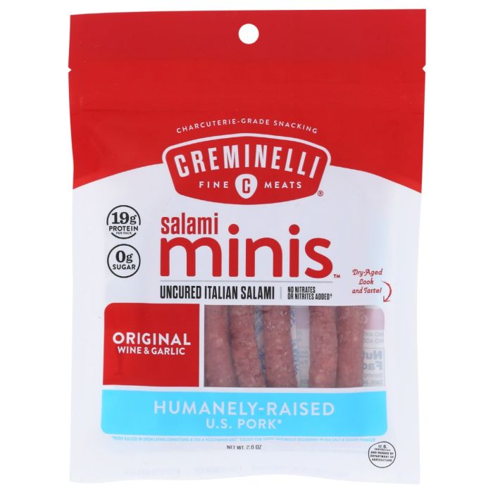 CREMINELLI FINE MEATS: Original Salami Minis, 2.6 oz