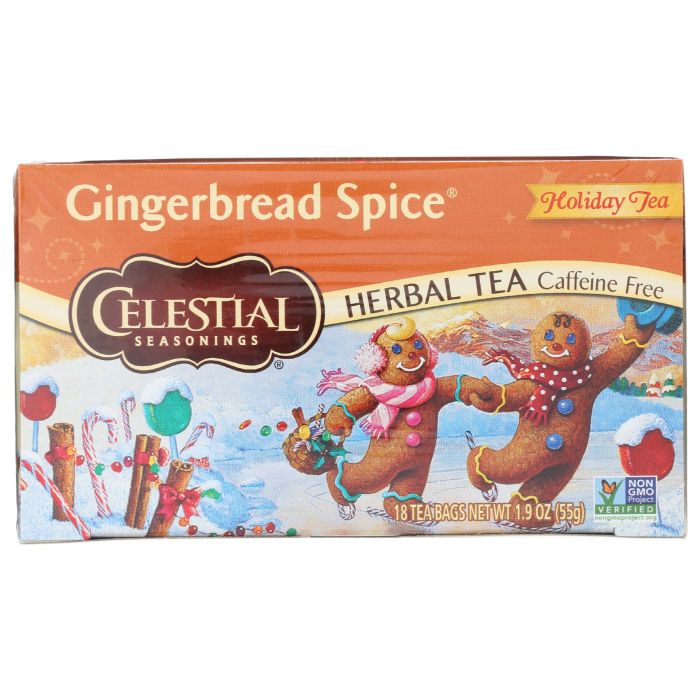 CELESTIAL SEASONINGS: Gingerbread Spice Holiday Tea, 20 bg