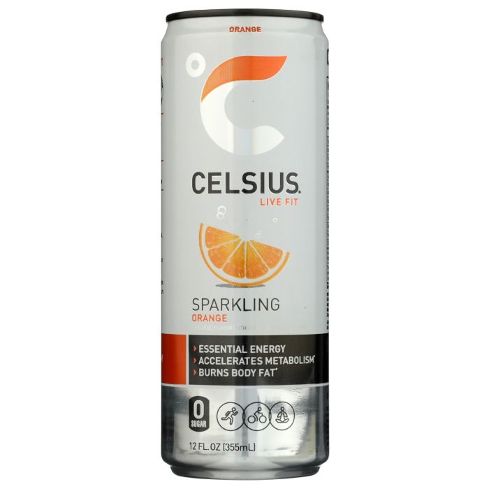 CELSIUS: Live Fit Sparkling Orange, 12 oz
