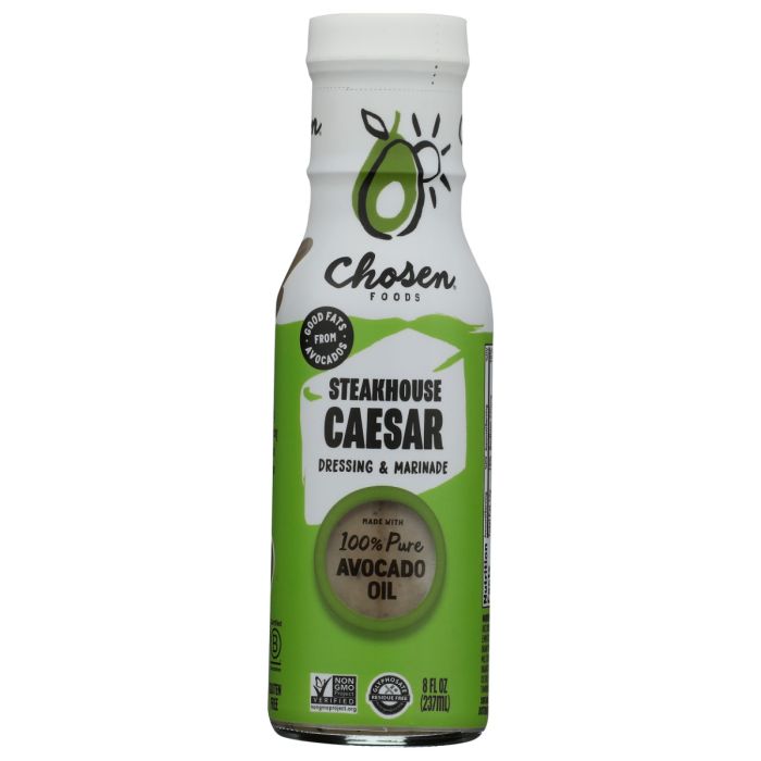 CHOSEN FOODS: Steakhouse Caesar Dressing and Marinade, 8 oz