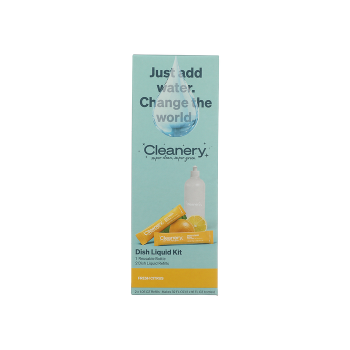 CLEANERY: Dishwashing Liquid Fresh Citrus Kit, 1 kt