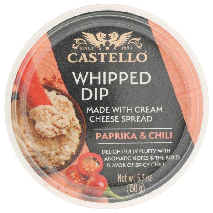 CASTELLO: Paprika and Chili Whipped Cheese Dip, 5.3 oz