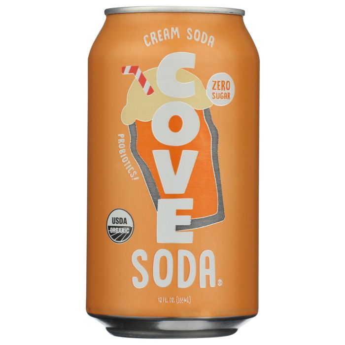 COVE: Probiotic Cream Soda, 12 fo