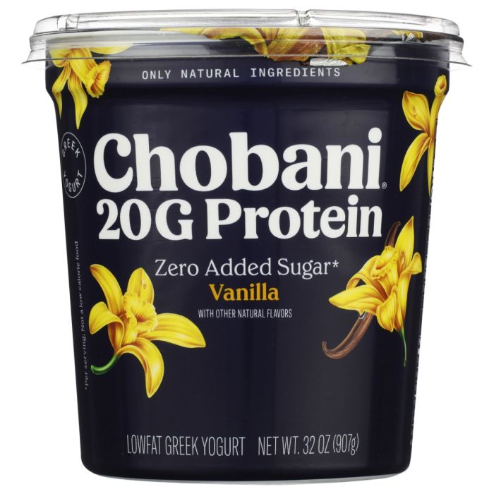 CHOBANI: 20G Protein Vanilla Yogurt, 32 oz
