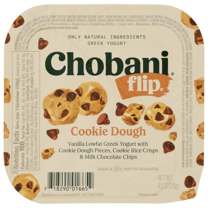 CHOBANI: Flip Cookie Dough Yogurt, 4.5 oz