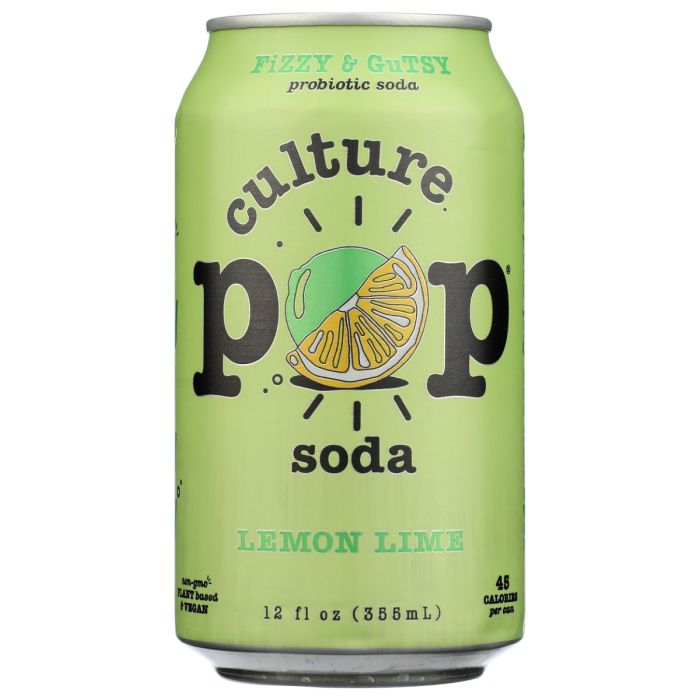 CULTURE POP: Lemon Lime Soda, 12 fo