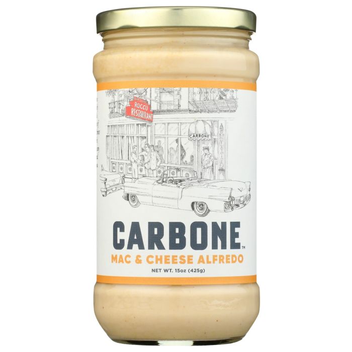 CARBONE: Mac and Cheese Alfredo Pasta Sauce, 15 oz