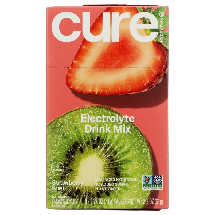 CURE: Strawberry Kiwi Electrolyte Drink Mix, 2.2 oz