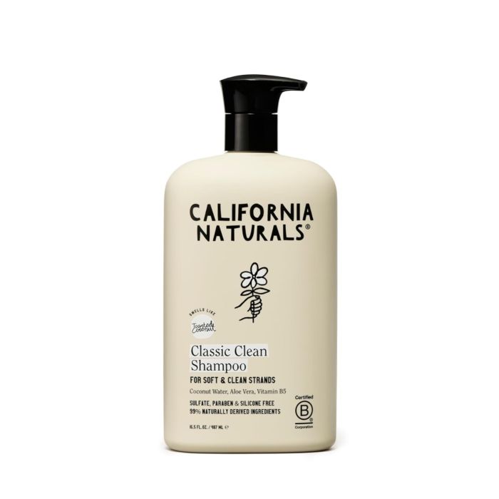 CALIFORNIA NATURALS: Classic Clean Shampoo, 16.5 fo